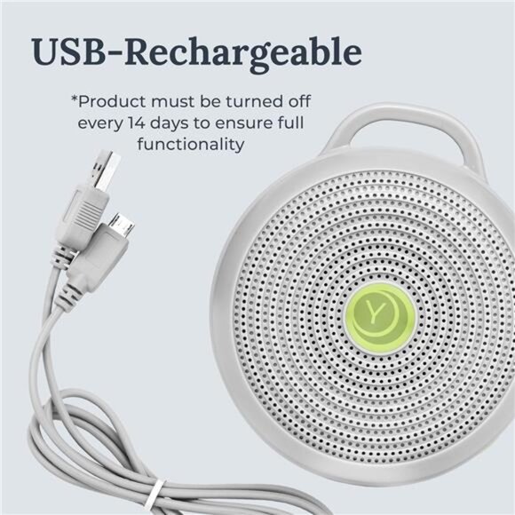 Portable White Noise Sound Machine for Baby, 3 Soothing Natural - Picture 4 of 7